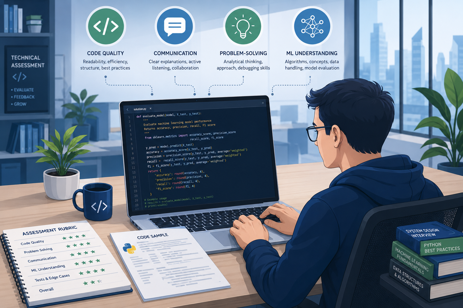 Technical Interview Questions: A Guide for Python, ML, and CS Interviews